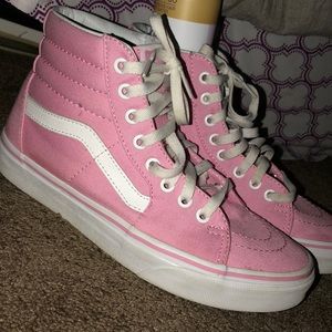 Pink Vans Hightops